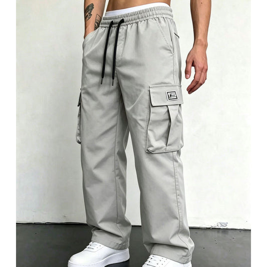 Pantalones cargo para hombre de corte holgado