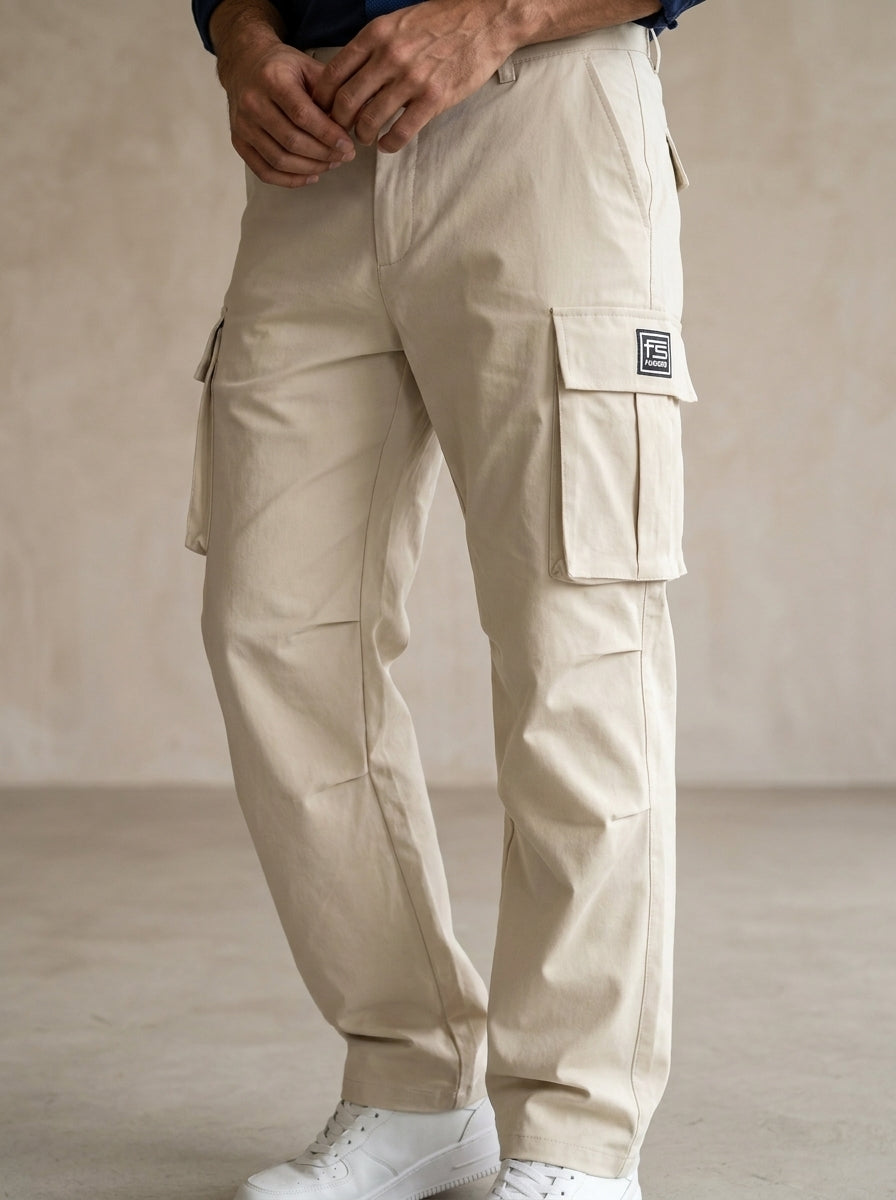 Pantalones rectos de estilo informal