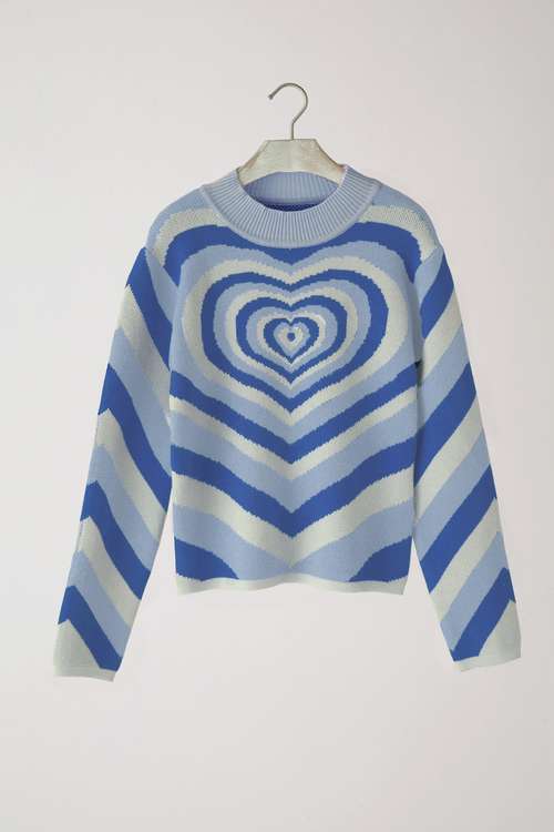 Cálida | Jersey con motivo de corazones