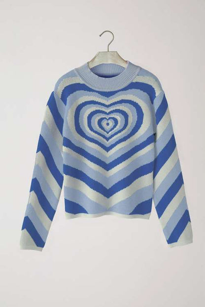 Cálida | Jersey con motivo de corazones
