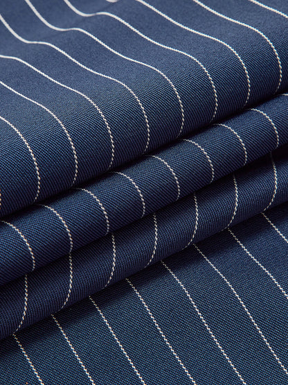 Laia | Pantalones de pierna ancha con pliegues y rayas