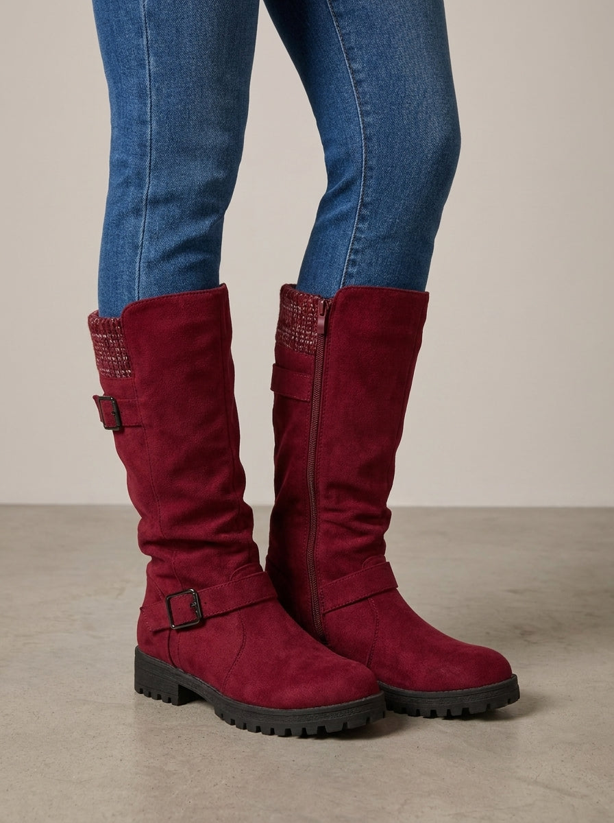 Botas de caña media informales para mujer