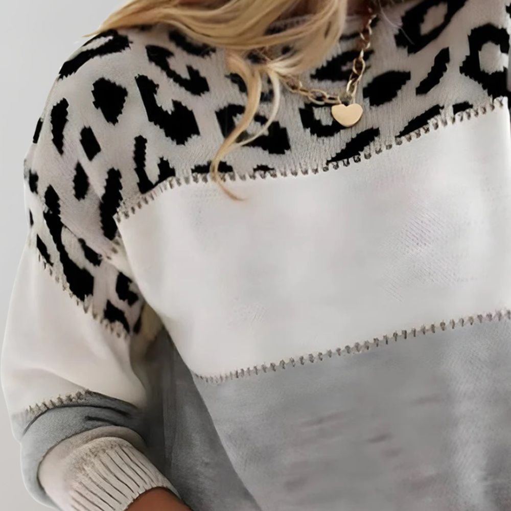 Brava | Jersey con estampado de leopardo