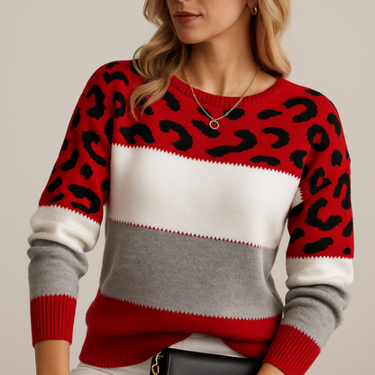 Brava | Jersey con estampado de leopardo