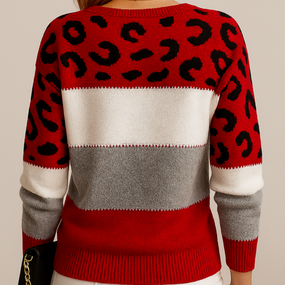 Brava | Jersey con estampado de leopardo