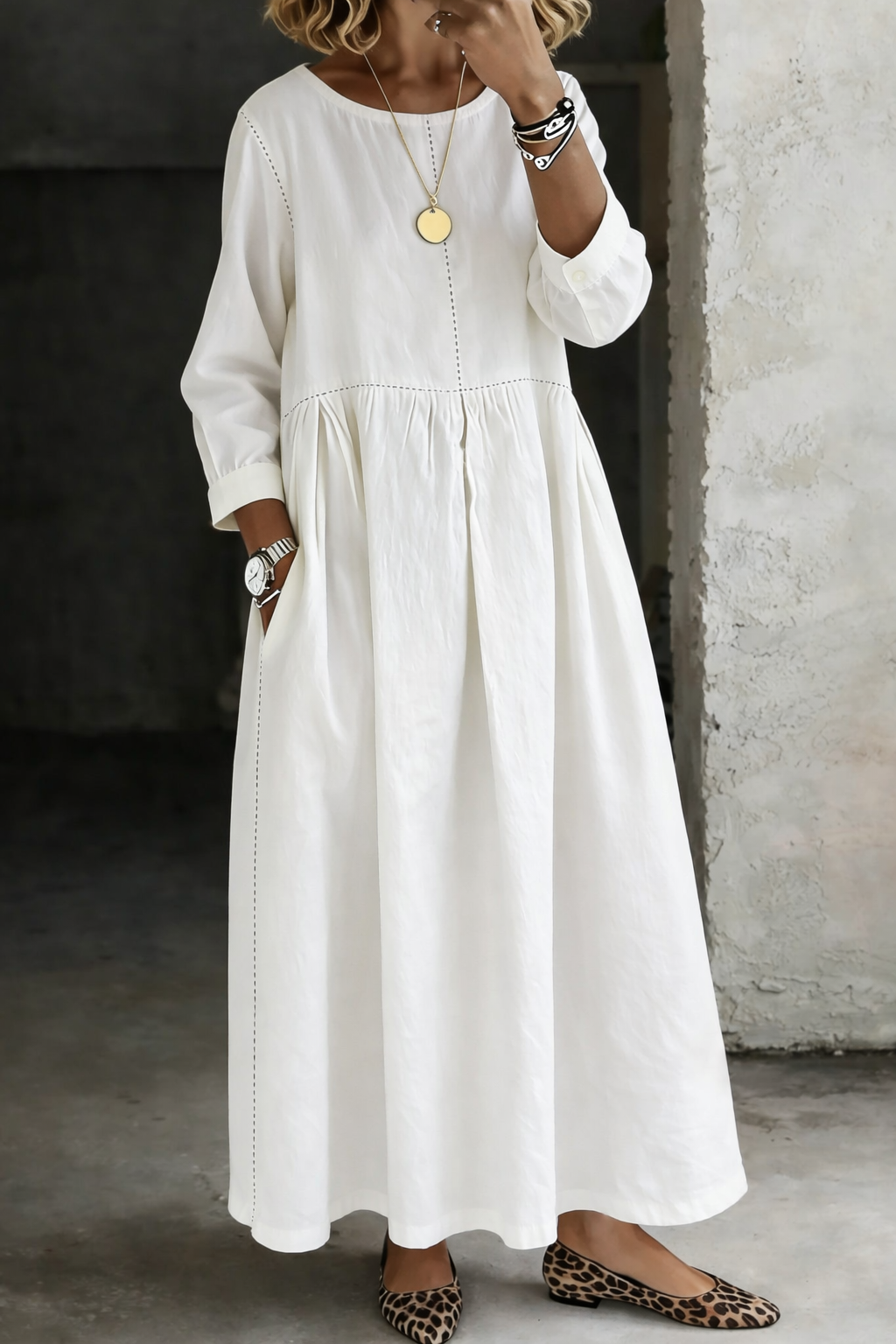 Zephyrelle - Vestido largo de vaqueros vintage