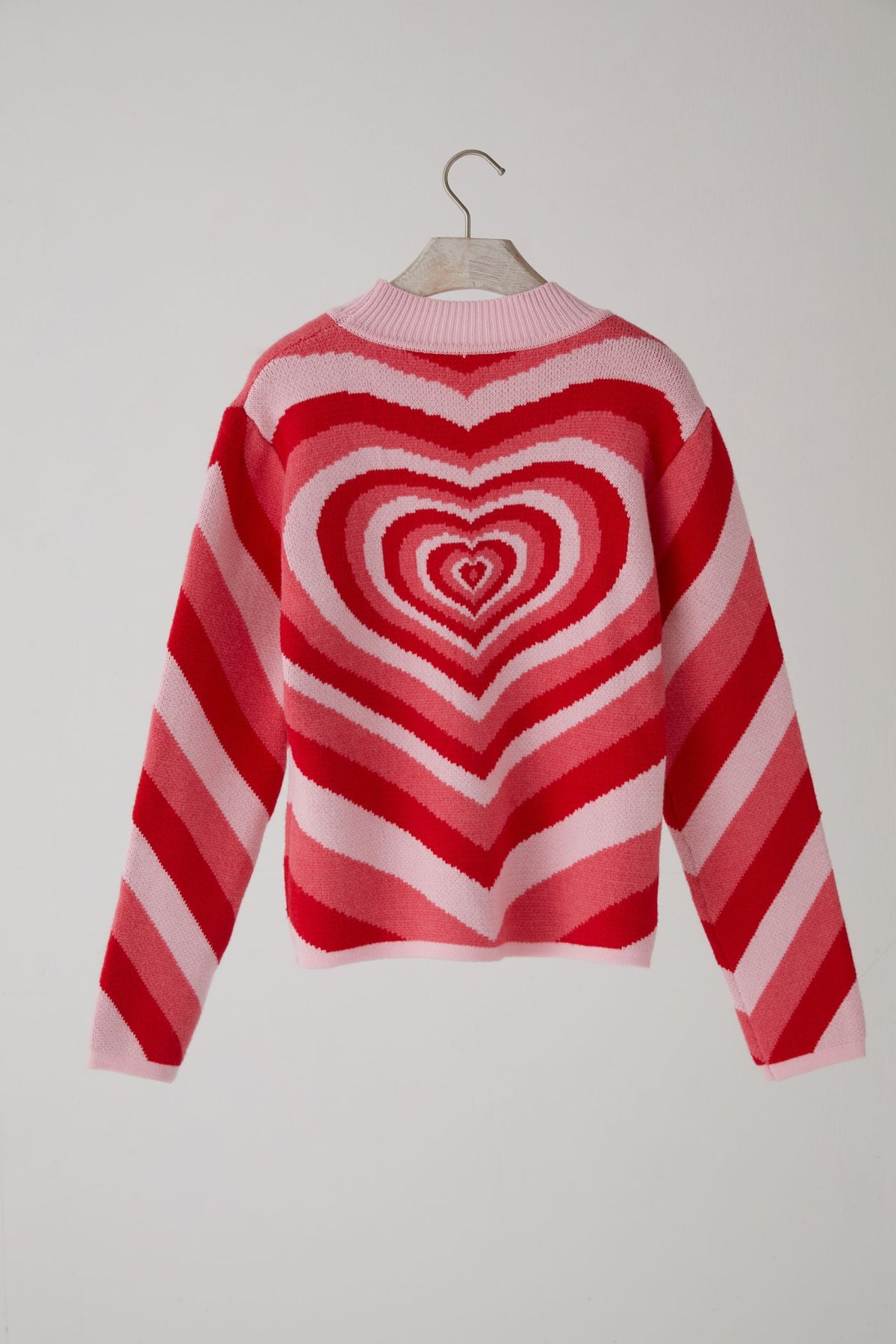 Cálida | Jersey con motivo de corazones