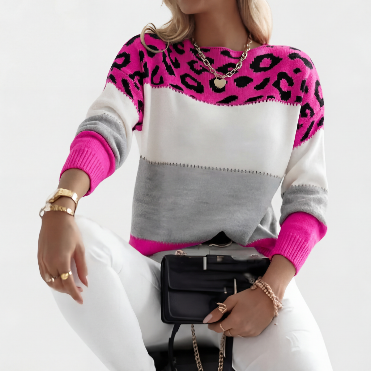 Brava | Jersey con estampado de leopardo