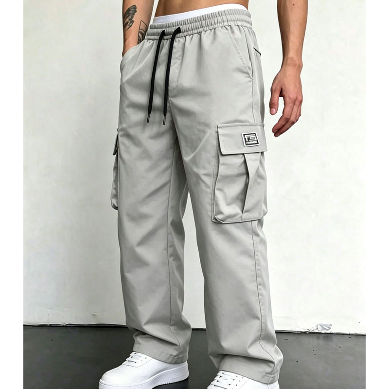Pantalones cargo para hombre de corte holgado
