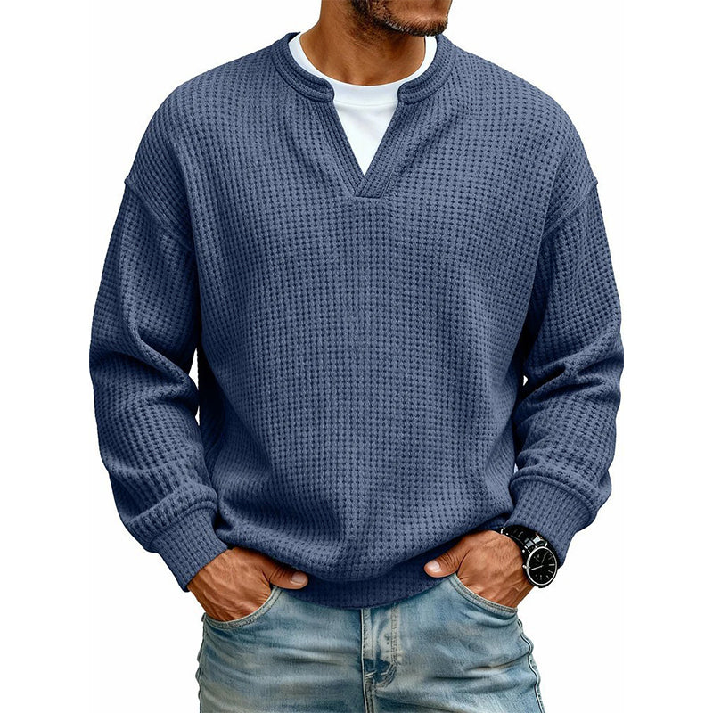 Camiseta tipo gofre con comodidad en capas