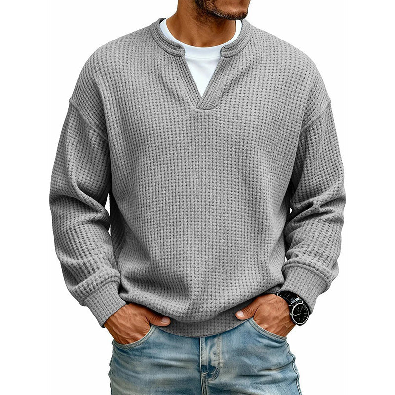 Camiseta tipo gofre con comodidad en capas