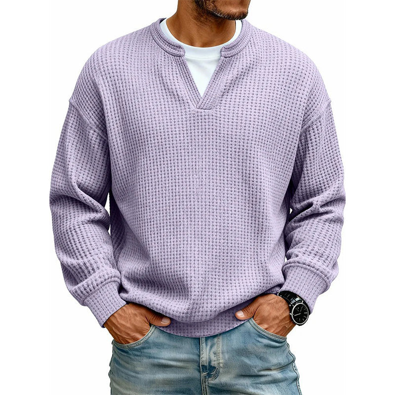Camiseta tipo gofre con comodidad en capas